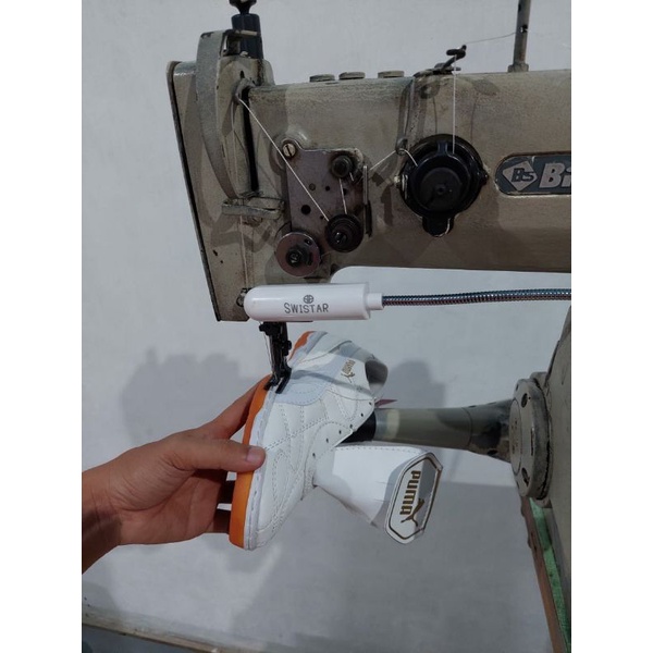 Jahit Sol Sepatu Bola Futsal Running Voli Badminton