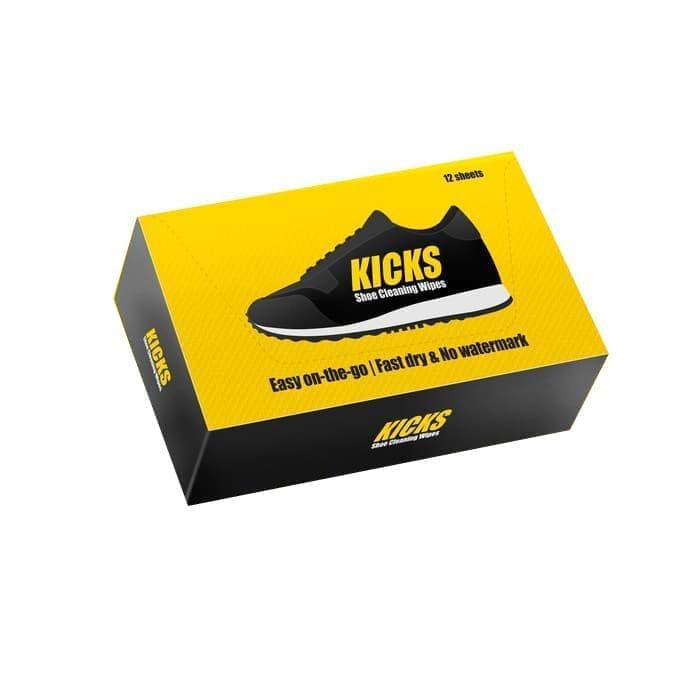 Kicks Shoe Cleaning Wipes (12 sachet)