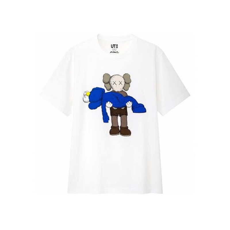 Kaos UNIQLO X KAWS + Tag Label Uniqlo
