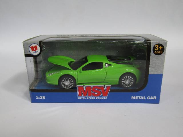Diecast ferrari 458 1:28 toy adict msv - diecast ferarri - ferarri 458