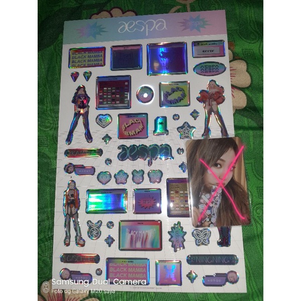 Epoxy Sticker Only Aespa