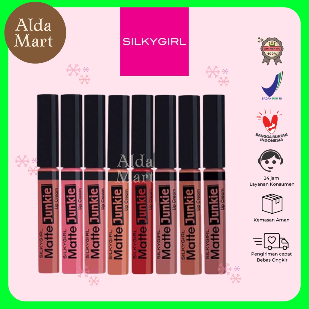 ✿ALDA MART✿ SILKYGIRL Matte Junkie Lip Cream