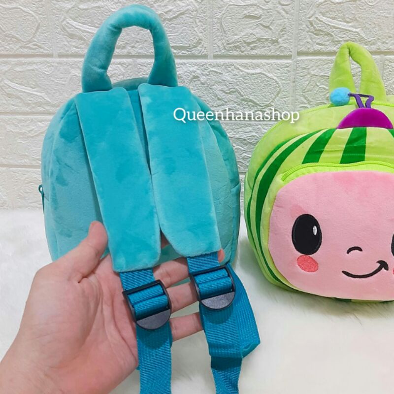 New Tas Ransel Boneka Anak Cocomelon Bagpack Depan Resleting MY