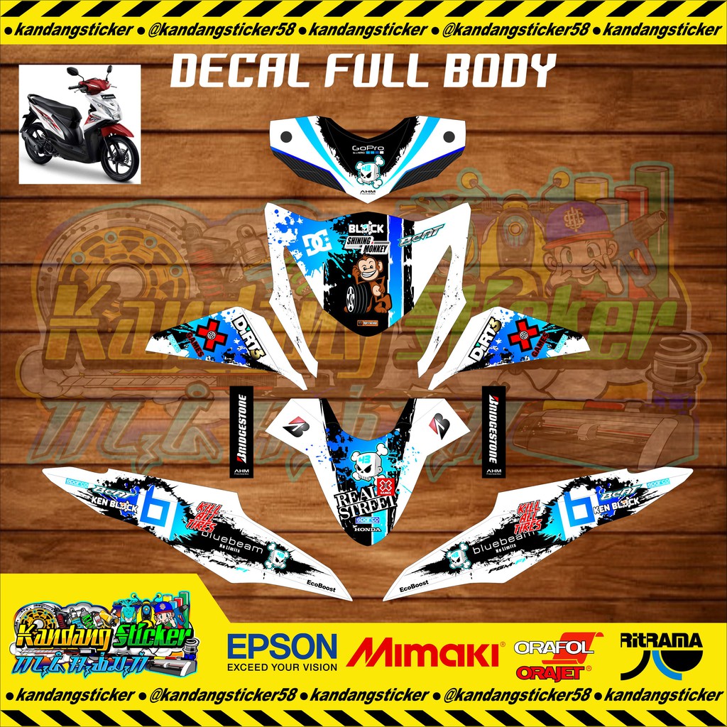 Decal Full Body Beat FI Ken Block 2012 - 2015