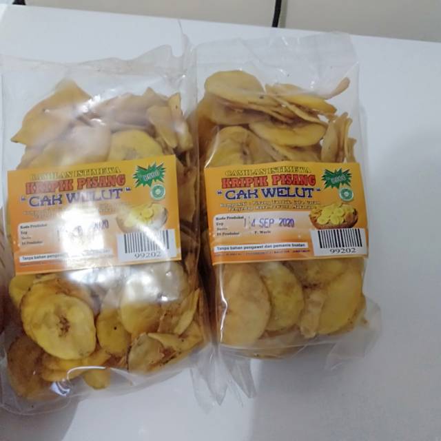 

Kripik pisang Kepok Manis