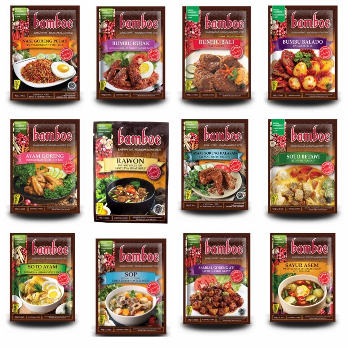 

berbagai macam bumbu dapur / Bamboee - Sop