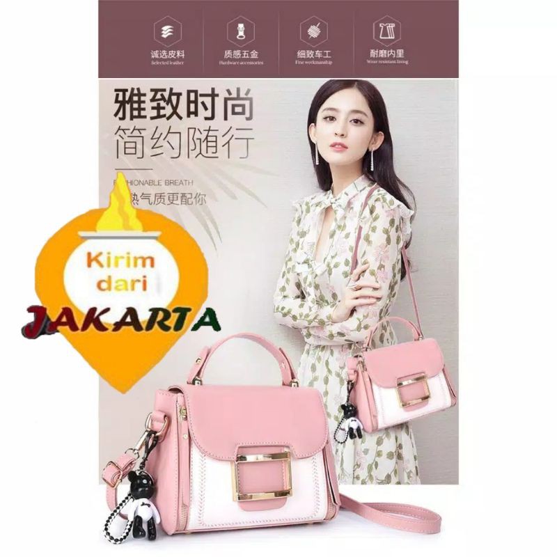 (2PC BISA IKG)GTBI99881373 New Arrival  !!!  Tas Selempang  Tas Wanita Import  Premium Terbaru