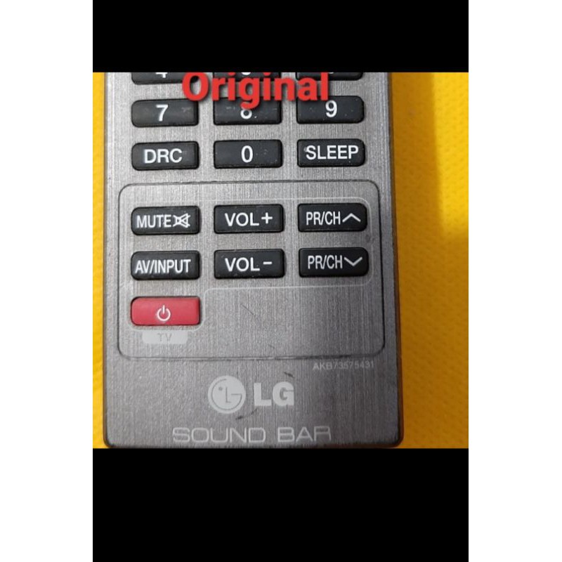 REMOTE REMOT SOUND BAR LG AKB73575431 ORIGINAL ASLI