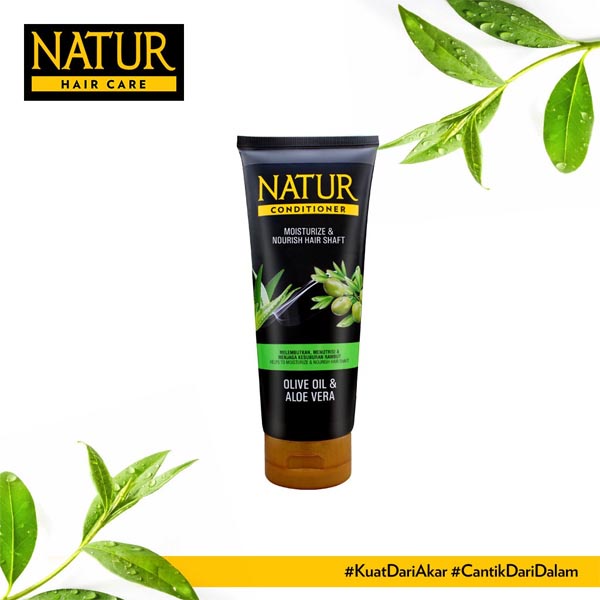 [KONDISIONER RAMBUT] [165ML] Natur Conditioner 165ml / Natur Conditioner Gingseng &amp; Olive Oil / Natur Conditioner Moringa_Cerianti