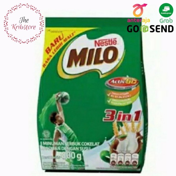 

MILO Activ Go 3 in 1 Pouch 800 gr