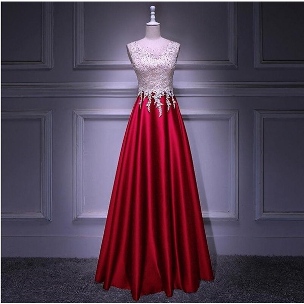 Gaun pesta malam gaun evening dress 3 warna