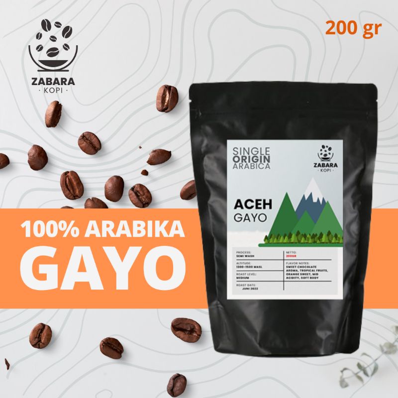 

KOPI GAYO ARABIKA 200 GRAM ARABICA GAYO