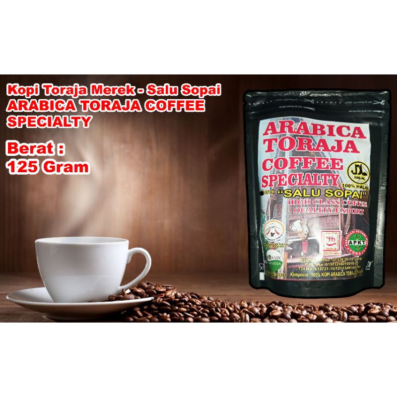 

KOPI ARABICA TORAJA SPECIALTY SALU SOPAI 125 GRAM