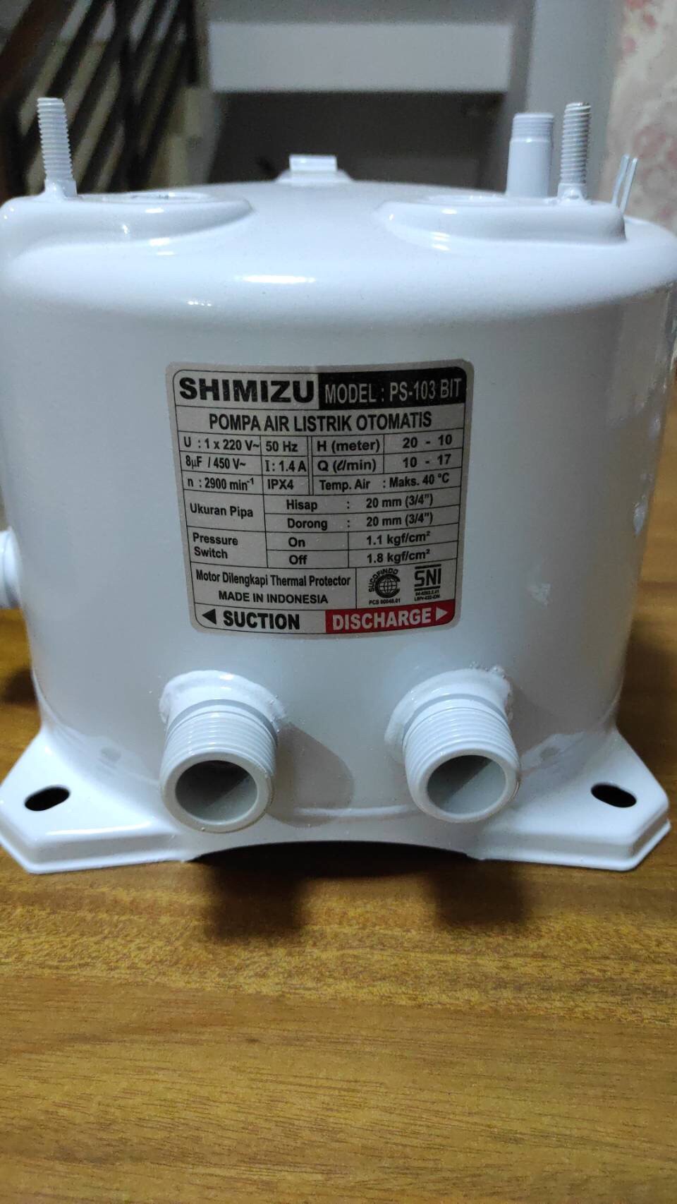 Tabung Pompa Air Otomatis Shimizu Asli Original Ps 103bit