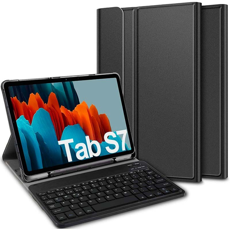 Samsung Tab S7 T870 / T875 Book Cover KEYBOARD Bluetooth Premium Case