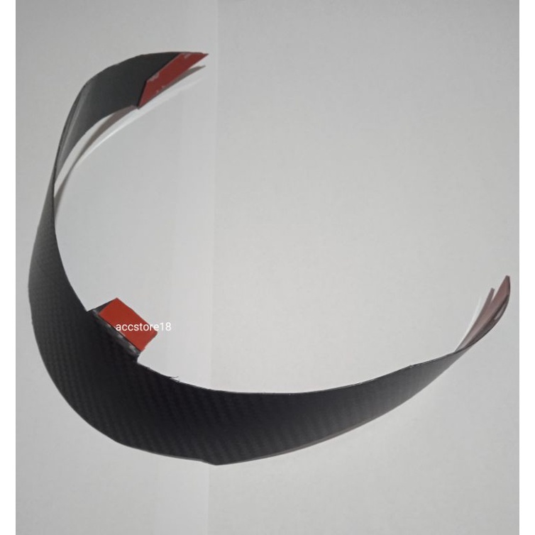 Spoiker fiber helm nhk R1 carbon lentur