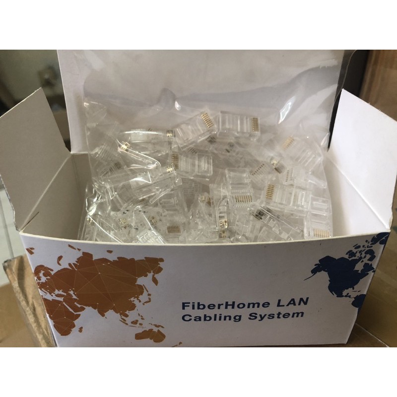 Fiberhome Connector RJ45 utp cat5e isi 100pcs