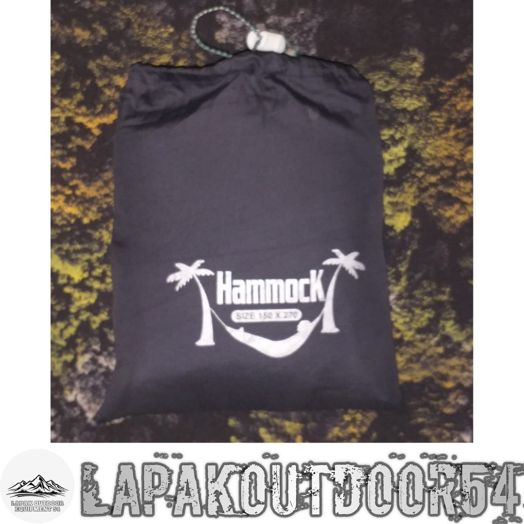 Hammock ayunan gantung DESPO Single ukuran 150 xcm x 270 cm hammock ayunan gunung