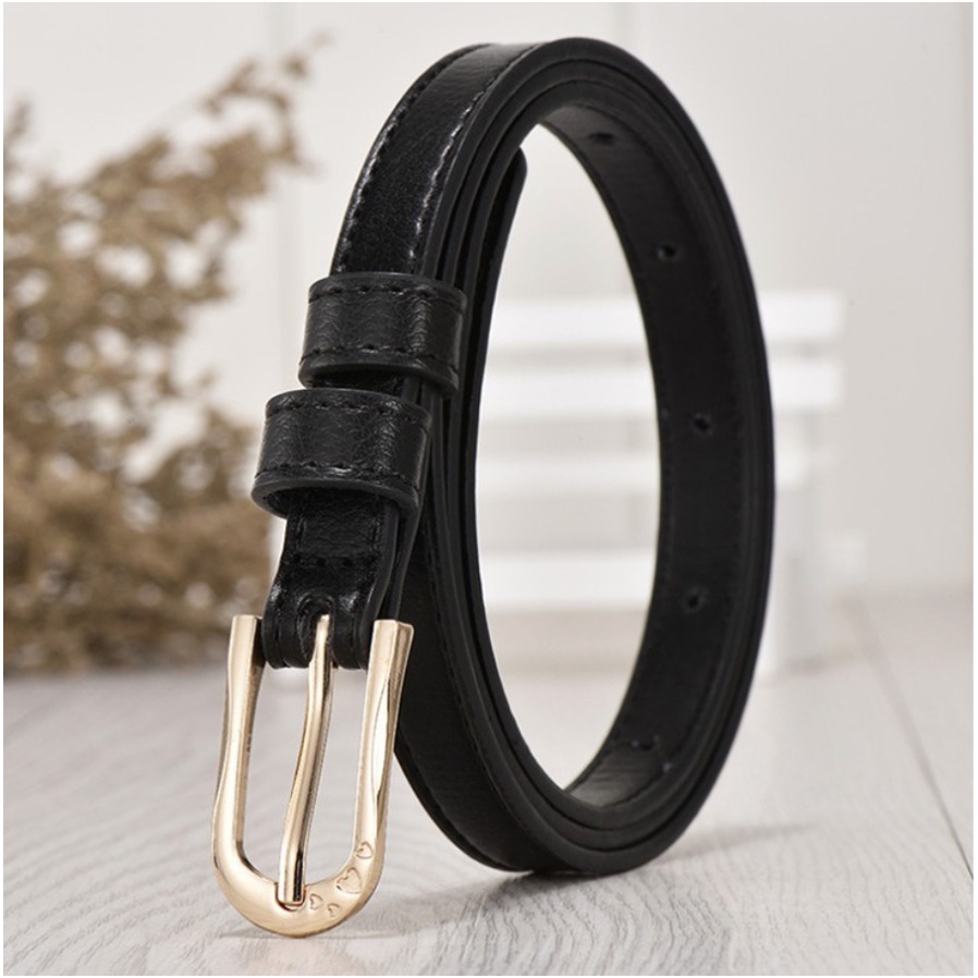 Ikat Pinggang Wanita fashion Style Korea Metal Belt dengan Buckle untuk Wanita Gesper Wanita Modern Import