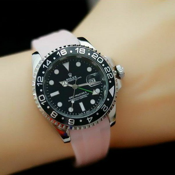 Jam Tangan Pria Rolex GMT Master II Tali Rubber Super Mewah Dan Elegan - Rolex GMT Tali Rubber 002