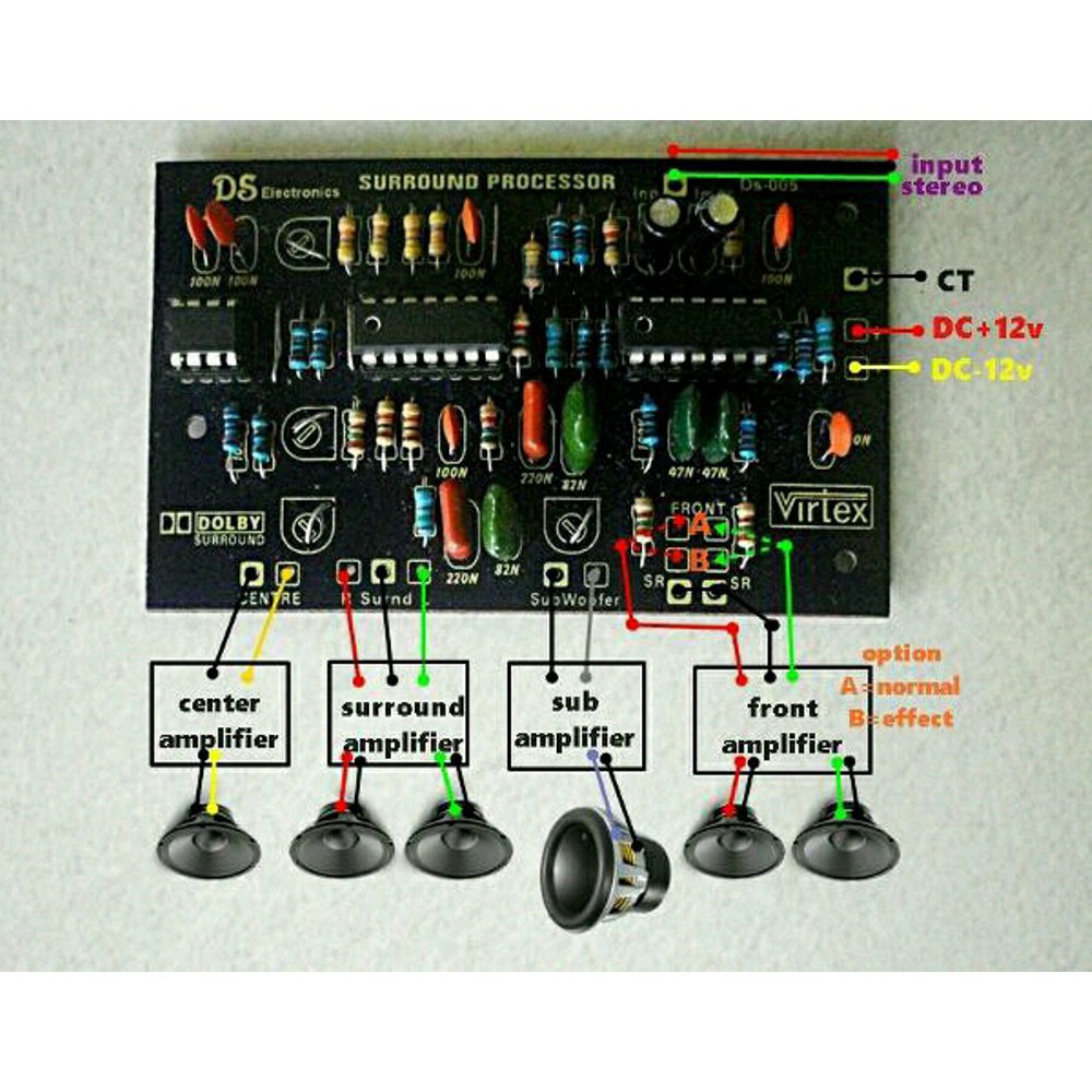 kit prologic surround processor 5 1