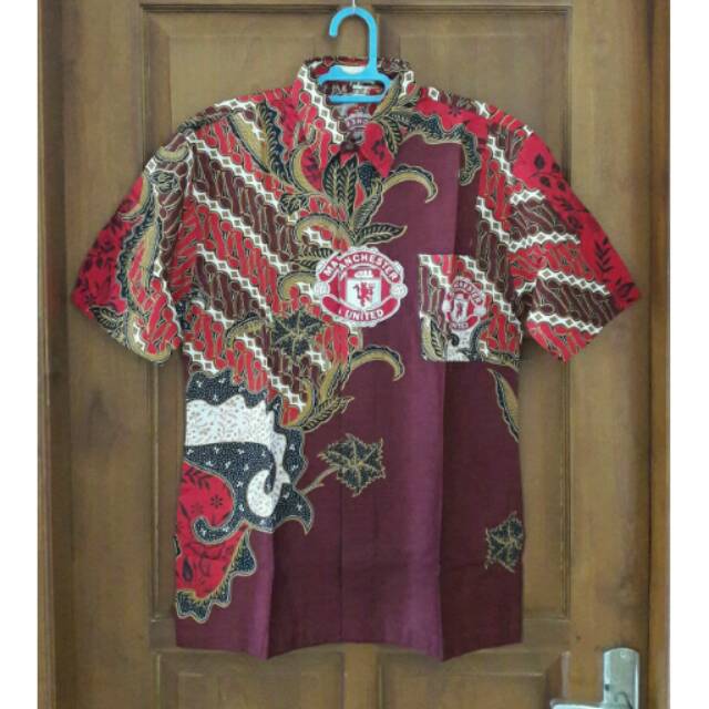 Kemeja batik bola pola MU Manchester United / BARU / 002