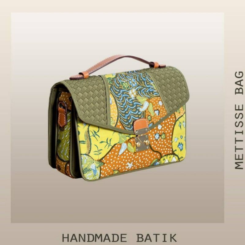 Tas anyam batik Linette mettisse