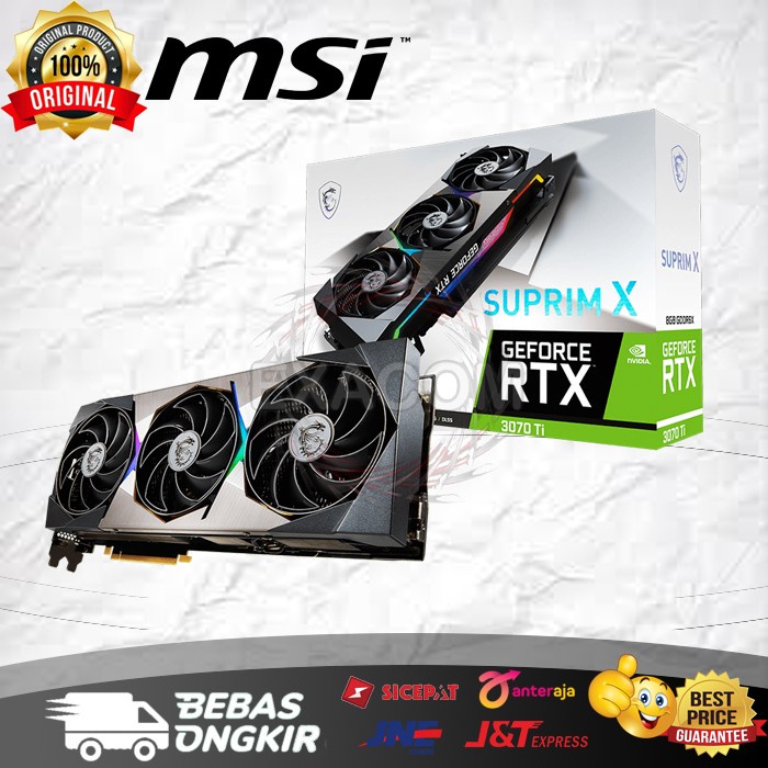 VGA MSI RTX 3070Ti Suprim X 8G GDDR6X - RTX 3070 Ti