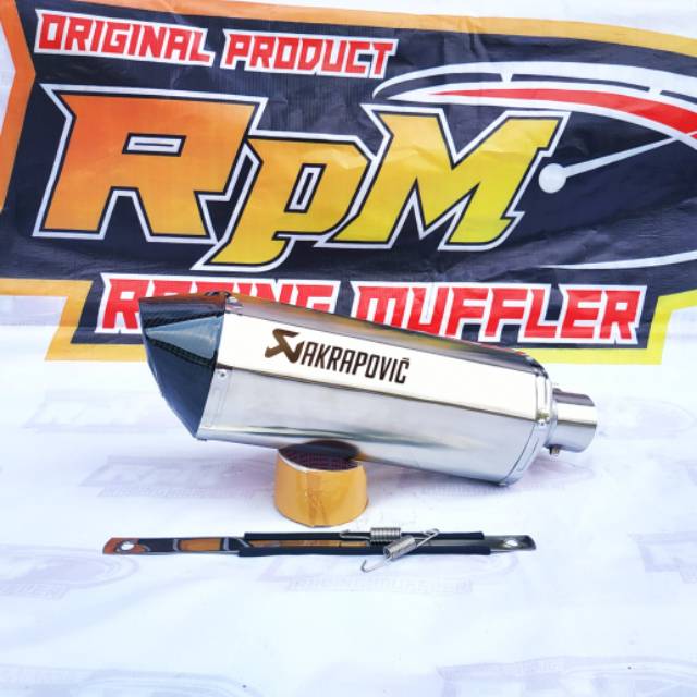 Silencer Knalpot Racing Akrapovic Evo