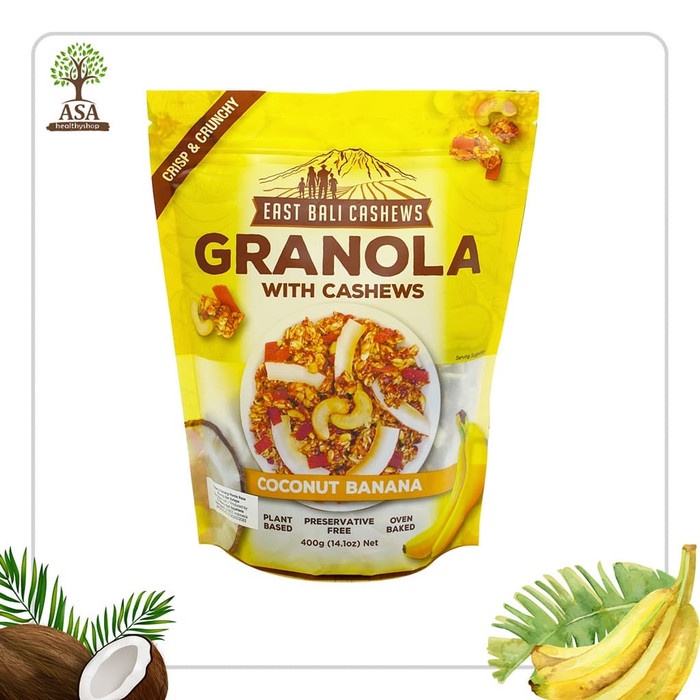 

Jual East Bali Cashews Granola Coconut Banana