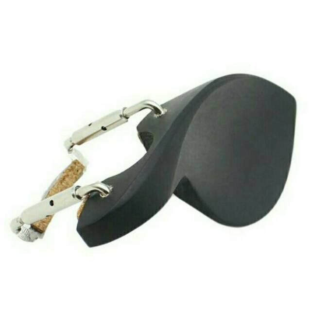 Chin rest untuk biola kayu Maple 3/4 dan 4/4 warna hitam bahan kayu Maple CRMhitam