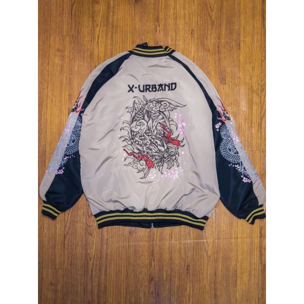 JAKET SUKAJAN PRIA SHINIGAMI 2 IN 1  FULL BORDIR ABSOLUTE SUKAJAN JACKET JAPANESE STYLE