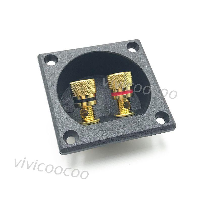 Vivi Cup Terminal Binding Post Speaker Subwoofer Stereo 2 Arah Diy Untuk Rumah / Mobil