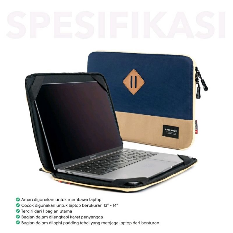TAS SOFT CASE COVER PELINDUNG LAPTOP NOTEBOOK NETBOOK CHROMEBOOK PROMO MURAH TERBARU 13" - 14"