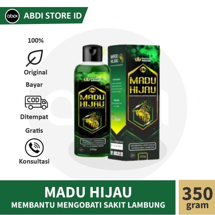 

Madu Hijau Original 100% Madu Asli Obat Asam Lambung Maag dan GERD