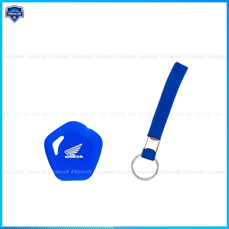 Cover Kunci Bahan Silikon Dengan Gantungan Kunci Untuk honda wave alpha 125i dash 125 ex5 future