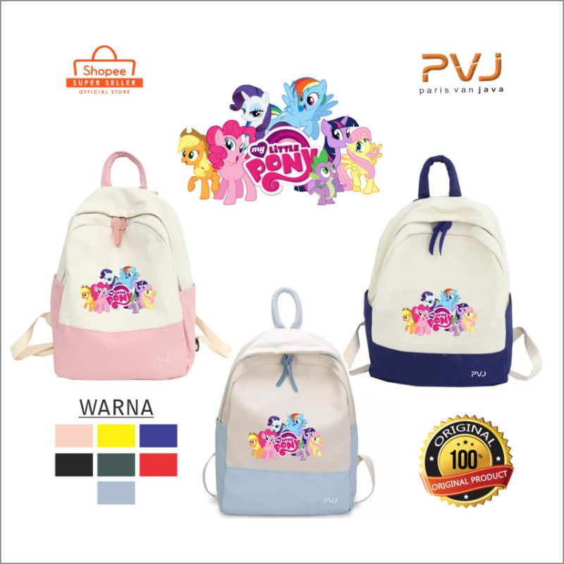 Tas Little Pony Ransel Anak Perempuan Sekolah Backpack Korea style