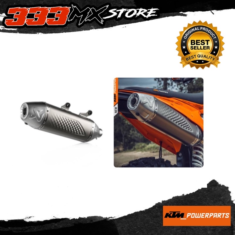 KNALPOT AKRAPOVIC KTM HUSQ GAS GAS 2020 UP 4TAK KNALPOT AKRAPOVIC KTM ORIGINAL