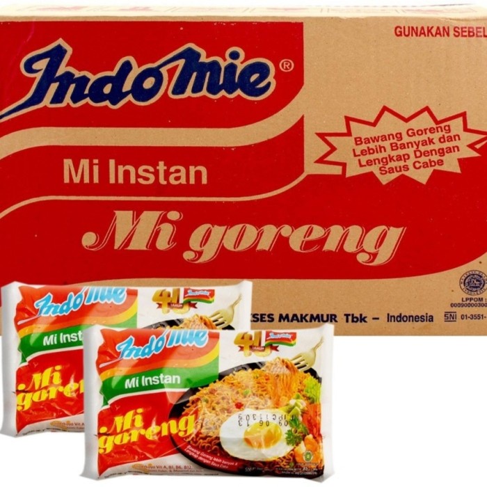 

Harga Termurah Indomie Goreng 85gr 1 Dus 1 Karton 40Pcs 85Gram Mie Instan Indo Mie