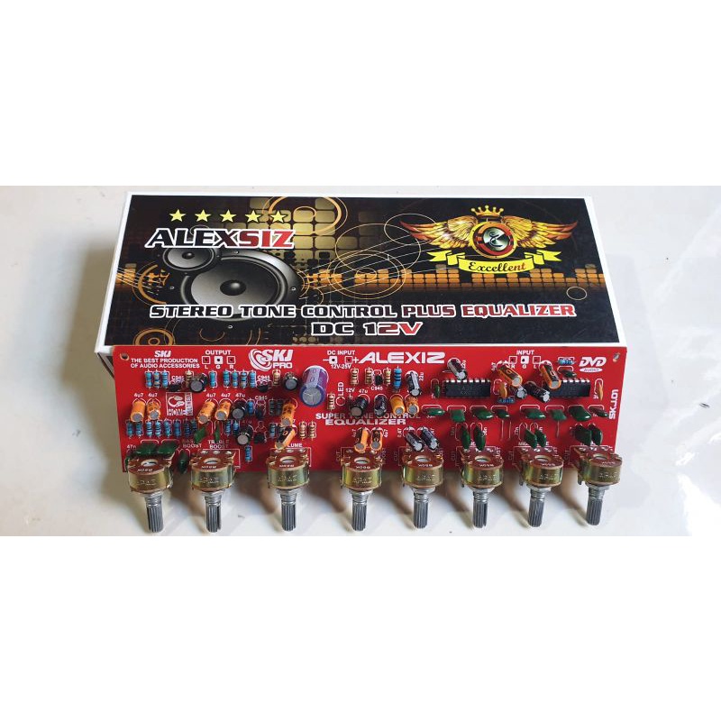 Kit Equalizer Parametrik Setereo Alexis 12dc by Excellent