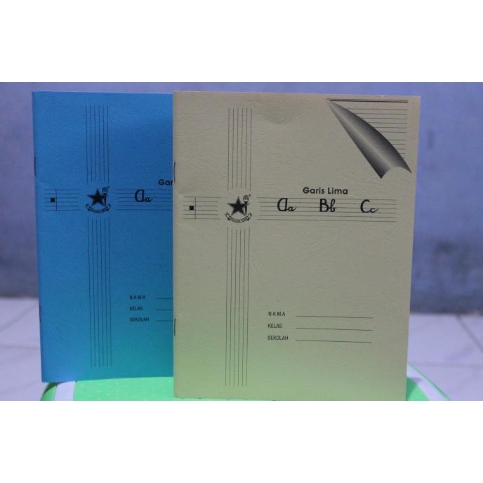 

BIG SALE BUKU TULIS INDAH SAMBUNG GARIS LIMA SEKOLAH LAGU 5 )X