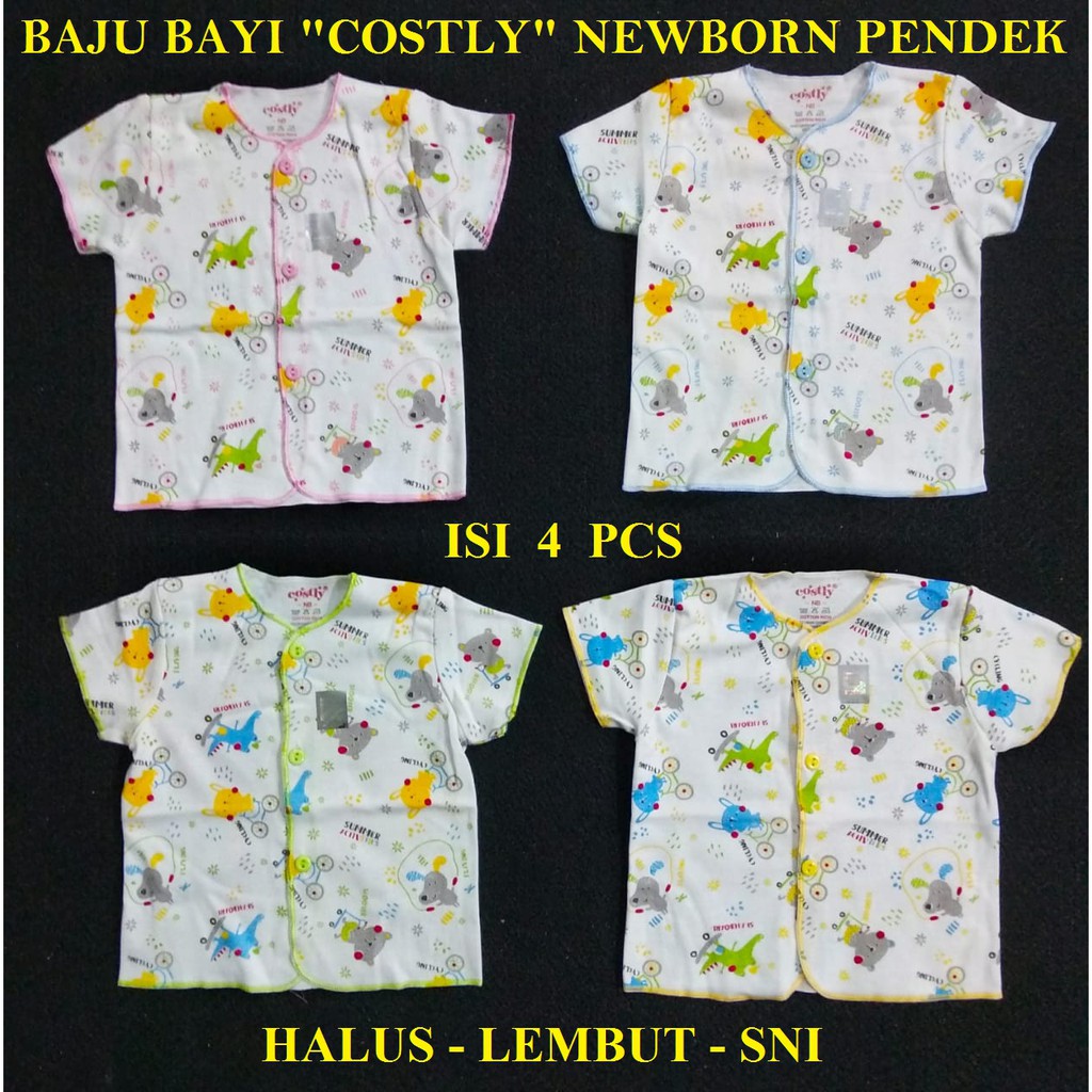4 Pcs Baju Bayi Newborn 