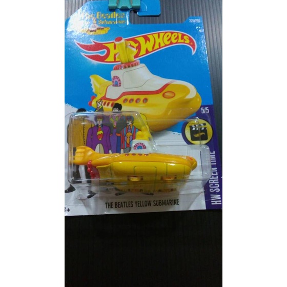 Jualan Hotwheels The Beatles Yellow Submarine Bergaransi