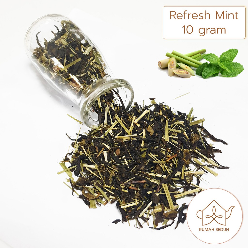 

10gr Refresh Mint/ Peppermint Green Tea/ Teh Hijau Mint Sereh dan Peppermint