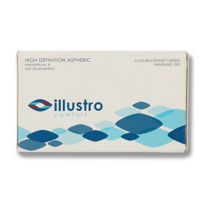 Softlens Illustro Comfort Clear / Illustro Comfort / Softlen Bening Bulanan