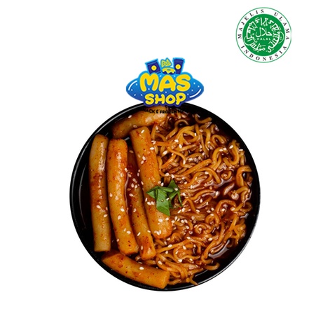 Tteokbokki RAPOKKI Tteokbokki Korea Halal Topokki Mie Ramyeon Kimchi