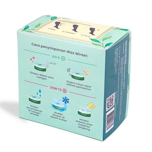 MIRAEL Relaxing Green Tea Sugar Wax Kit