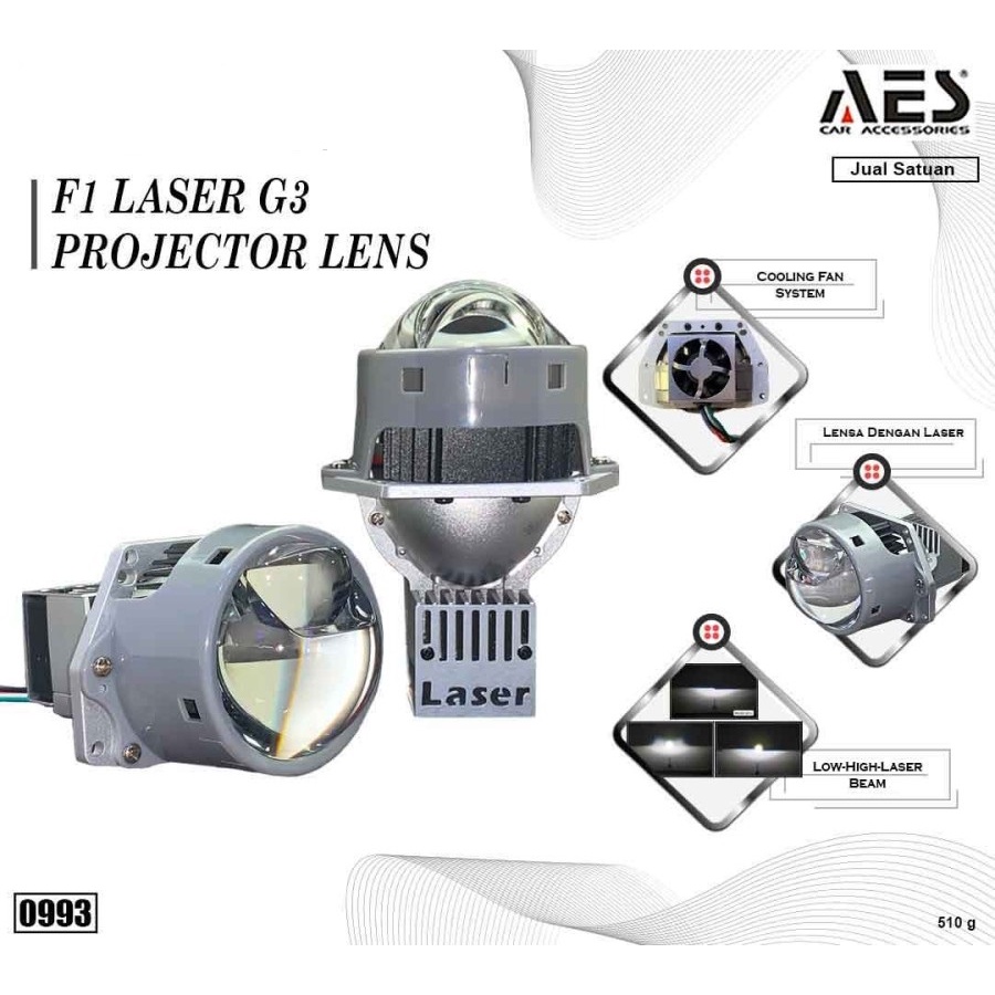 Biled AES F1 LASER 65 Watt Projector Biled Laser Merk AES