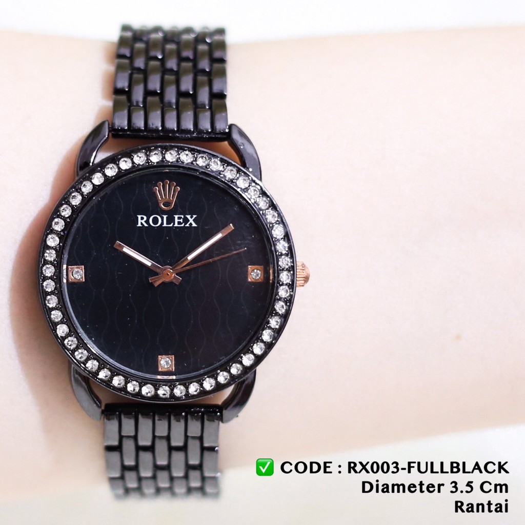 Jam tangan wanita Rolex rantai fashion cewek grosir termurah RX003