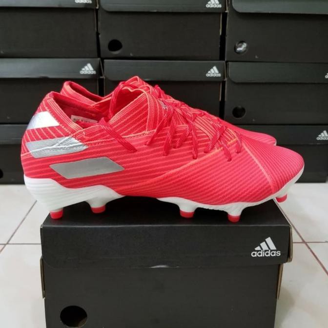 SEPATU BOLA ADIDAS NEMEZIZ 19.1 FG MERAH / SEPATU FUTSAL / SEPATU BOLA